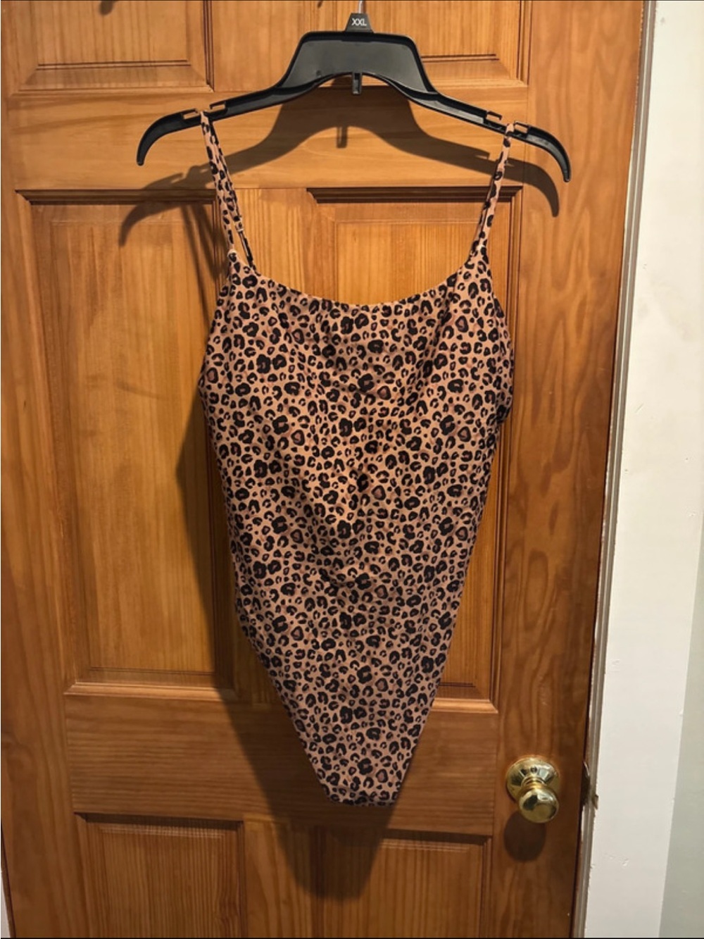 Shade & Shore Cheetah Print One Piece Bathing Suit